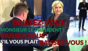 Le président du bureau de vote de Marine Le Pen a passé un sale quart d'heure