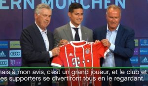 Bayern - Les légendes du clubs jugent James Rodriguez