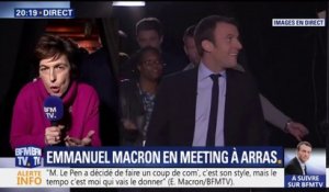 Ruth Elkrief et Emmanuel Macron se font un Check... Ahaha