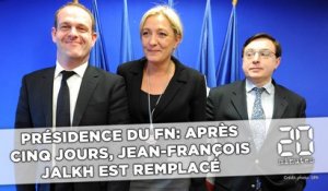 Présidence du FN: Jean-François Jalkh  est remplacé par Steeve Briois selon Louis Aliot