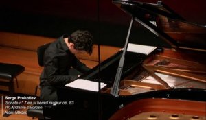 Serge Prokofiev : Sonate n° 7 en si bémol majeur op. 83 - Allegro inquieto par Aidan Mikdad
