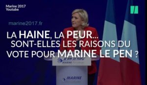 Les électeurs de Marine Le Pen votent-ils par peur et par haine? Ce qu'en disent les psychologues