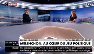 Jean-Luc Mélenchon sur TF1 refuse toujours de dire si il va voter blanc ou pour Emmanuel Macron