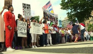 Manifestations en faveur des immigrés aux Etats-Unis