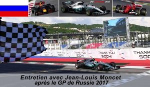 Entretien avec Jean-Louis Moncet après le Grand Prix F1 de Russie 2017