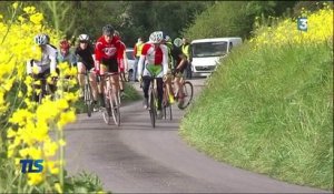 Gros plan sur sur le championnat de France cycliste du clergé