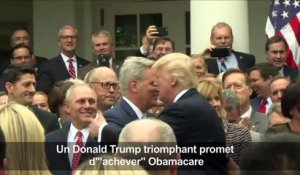 Un Trump triomphant promet d'"achever" Obamacare (2)