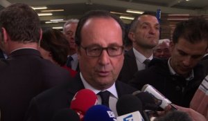 Hollande souhaite le score "le plus élevé" pour Emmanuel Macron