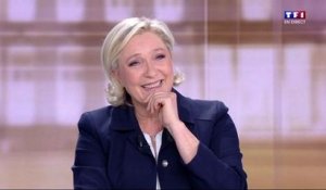 Emmanuel Macron attaque Marine Le Pen sur ses "affaires"