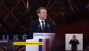 Emmanuel Macron - "Ce soir vous l'avez emporté, la France l'a emporté !"