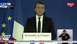 REPLAY. Discours d'Emmanuel Macron, 25ème Président de la République française