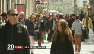 Rennes : 88% de votes pour Emmanuel Macron