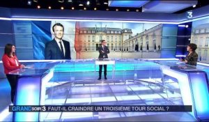 Emmanuel Macron "va résister" à la contestation sociale