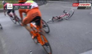 Cyclisme - Giro : La chute de Losada