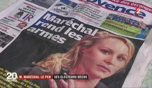 Retrait de Marion Maréchal-Le Pen de la vie politique : ses électeurs déboussolés
