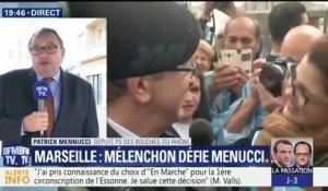 Législatives: "Il va repartir à Paris et sa bouillabaisse, il se la mangera tout seul", lance Mennucci à Mélenchon