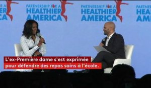 Etats-Unis : Michelle Obama attaque Donald Trump sur l'alimentation dans les cantines