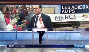 Les adieux de François Hollande au Parti socialiste