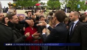 Emmanuel Macron : un dimanche d'investiture et de bains de foule