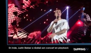 Justin Bieber déçoit ses fans en chantant en playback lors d'un concert en Inde (vidéo)