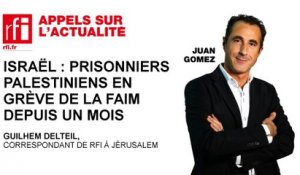 Israël : prisonniers palestiniens en grève de la faim depuis un mois