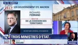 Gouvernement: quelle sera la mission de Richard Ferrand, ministre de la Cohésion des territoires?