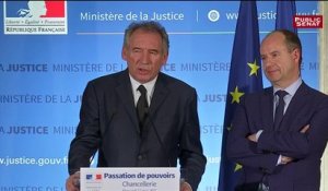 François Bayrou ministre de la Justice : la passation de pouvoir
