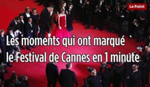 Les moments qui ont marqué le Festival de Cannes