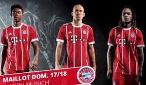 Le maillot domicile du Bayern pour la saison 2017/2018