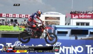 MXGP of Germany Jeffrey Herlings passes Antonio Cairoli