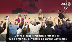 Cannes: Nicole Kidman présente "Mise à mort du cerf sacré"