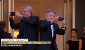 Selfie de Roman Polanski et Claude Lelouch - Festival de Cannes 2017