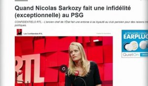 Nicolas Sarkozy infidèle... au PSG