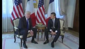 Emmanuel Macron - Donald Trump, la première rencontre (vidéo)