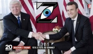 [Zap Télé] Poignée de mains virile entre Trump et Macron ! (26/05/17)