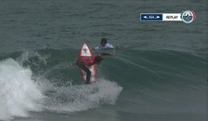 Adrénaline - Surf : La meilleure vague du neuvième jour des Mondiaux de Biarritz pour Jhony Corzo