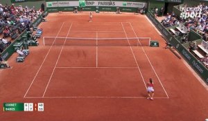 Roland-Garros 2017 : Cette fois-ci Cornet s’envole (6-2, 6-7, 4-1)