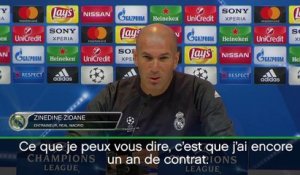 Real Madrid - Zidane : "Je souhaite rester dans ce club"