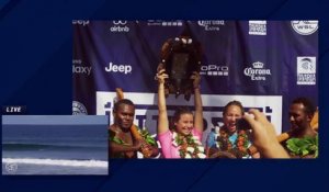 Adrénaline - Surf : Johanne Defay chute en quart de finale du Fiji Pro face à Courtney Conlogue