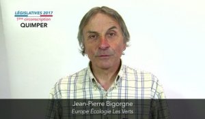 Législatives 2017. Jean-Pierre Bigorgne : 1ere circonscription du Finistère (Quimper)