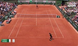 Roland-Garros 2017 : Grigor Dimitrov en revers, c’est total régal ! (3-6, 3-5)