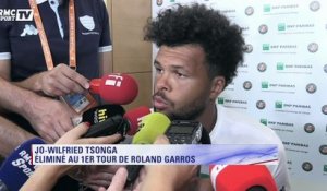 Roland Garros – Tsonga : "Pas de frustration mais de la tristesse"