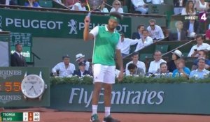 « Hey Jo, t'es pas venu ici pour souffrir, ok ? » (Roland-Garros)