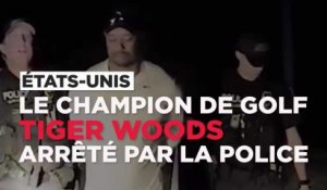 La vidéo de l'arrestation du champion de golf Tiger Woods
