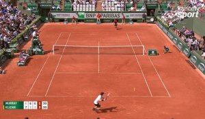 Roland-Garros 2017 : Klizan arrive (enfin) à dépasser la muraille Murray (6-7, 6-2, 6-2, 1-3)