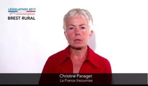 Législatives 2017. Christine Panaget : 3e circonscription du Finistère (Brest rural)