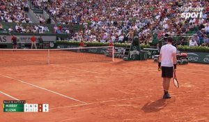 Roland-Garros 2017 : Murray s'offre Klizan d'une volée impossible ! (6-7, 6-2, 6-2, 7-6)