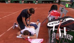 Roland-Garros 2017 : Schwartzman en souffrance (7-5, 3-6, 6-3, 1-6, 1-4)