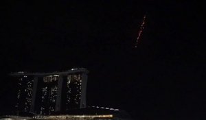 Fini les feux d'artifice, place aux drones à Singapore