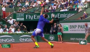 Roland-Garros 2017 : Le lob parfait d'Andy Murray (4-5)